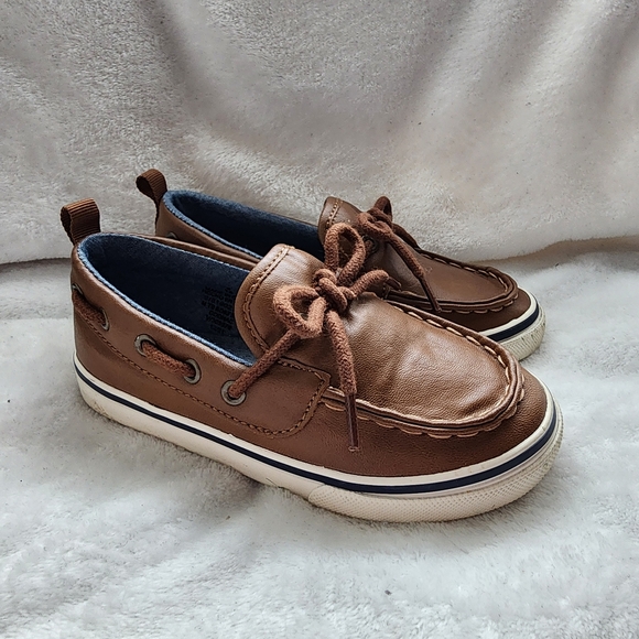 Brown Boat Loafers, Kid's 9 - Picture 3 of 9